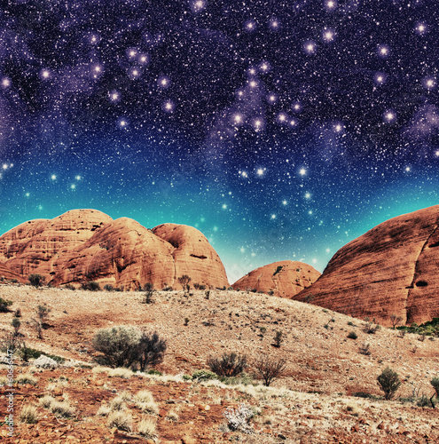 Photo: Beautiful night in the Australian Outback Beautiful night in the Australian Outback