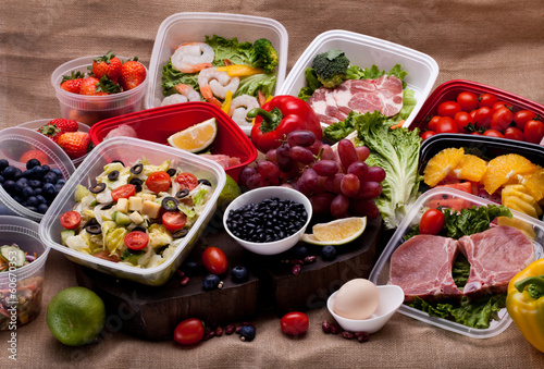 Photo: Large combination of fruit and vegetables Large combination of fruit and vegetables