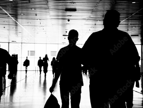 Photo: business people pedestrian business people pedestrian