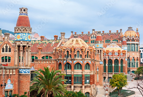 Photo: Hospital de la Santa Creu i de Sant Pau, Barcelona, Spain Hospital de la Santa Creu i de Sant Pau, Barcelona, Spain