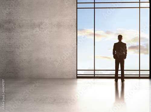 Photo: businessman thinking businessman thinking