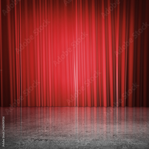 Photo: red curtains red curtains