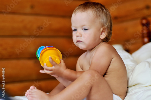 Photo: baby with toys baby with toys