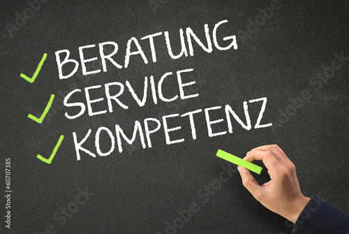 Photo: Beratung - Service - Kompetenz Beratung - Service - Kompetenz