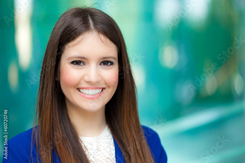 Photo: Smiling young businesswoman Smiling young businesswoman