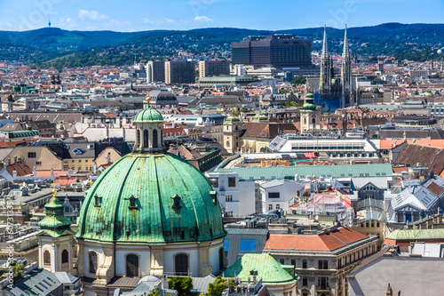 Photo: Panorama of Vienna from St. Stephen's Cathedral Panorama of Vienna from St. Stephen's Cathedral