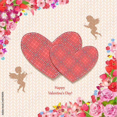 Vector: Design greeting cards for Valentine's Day Design greeting cards for Valentine's Day