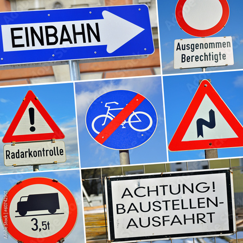 Photo: traffic signs traffic signs