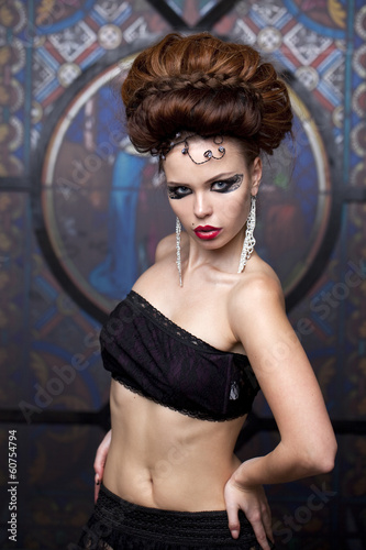 Photo: Portrait of beautiful woman Portrait of beautiful woman