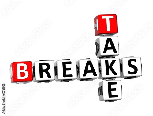 Illustration: 3D Take Breaks Crossword 3D Take Breaks Crossword