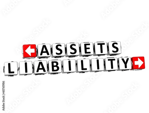 Illustration: 3D Assets Liability Button Click Here Block Text 3D Assets Liability Button Click Here Block Text