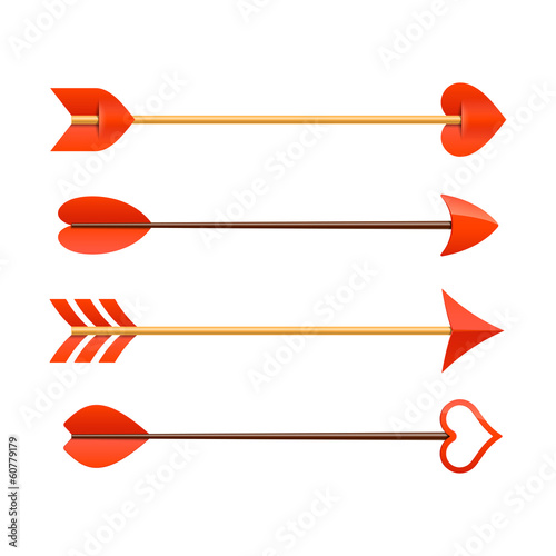 Vector: Cupid's arrows Cupid's arrows