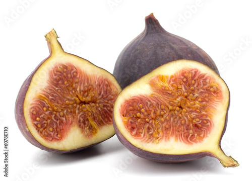 Photo: Fresh figs Fruits isolated on white background Fresh figs Fruits isolated on white background
