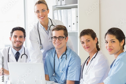 Photo: Confident nurses and doctors Confident nurses and doctors