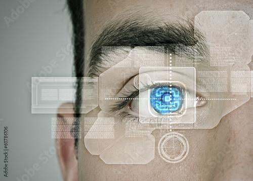 Photo: Identification of eye Identification of eye