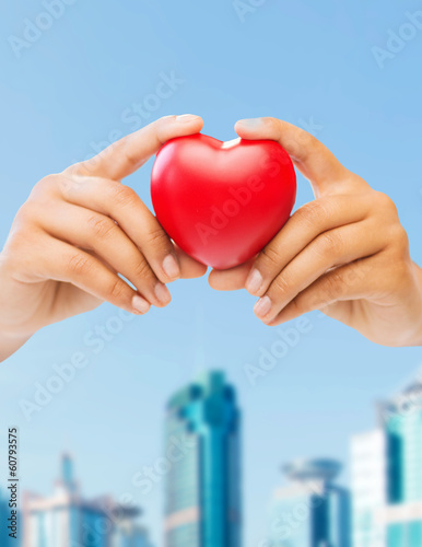 Photo: woman hands with heart woman hands with heart