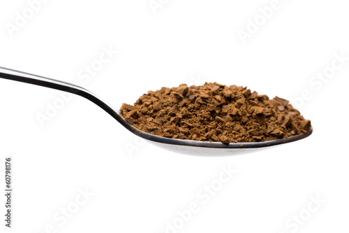 Photo: instant coffee on a spoon instant coffee on a spoon