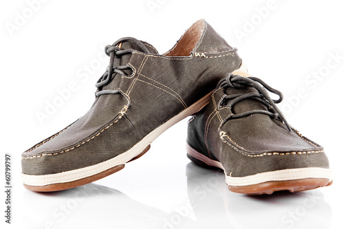 Photo: Male shoes over white Male shoes over white