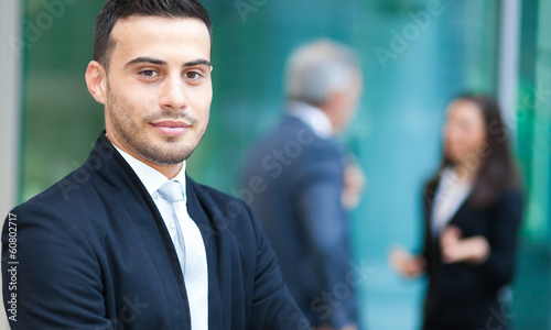 Photo: Smiling businesspeople Smiling businesspeople