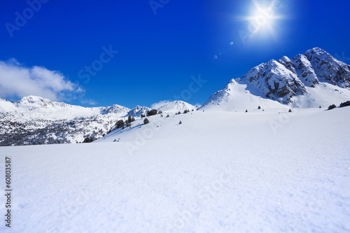 Photo: Untouched snow mountain beauty Untouched snow mountain beauty