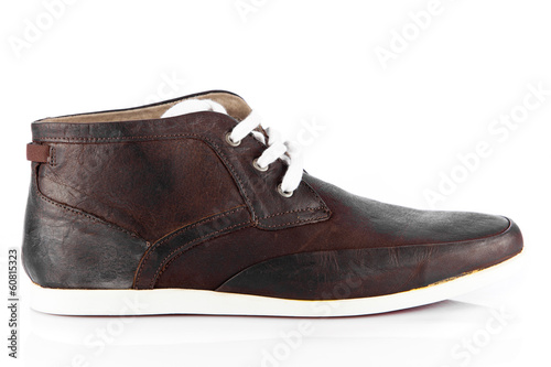 Photo: Male shoes over white Male shoes over white