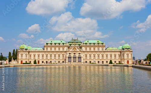Photo: Belvedere palace in Vienna, Austria Belvedere palace in Vienna, Austria