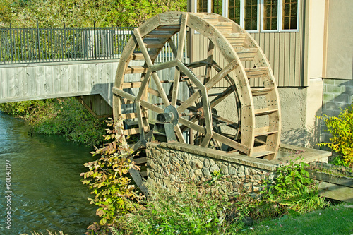 Photo: Old Fashioned Water Wheel Old Fashioned Water Wheel