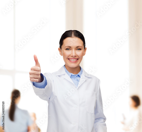 Photo: smiling female doctor smiling female doctor