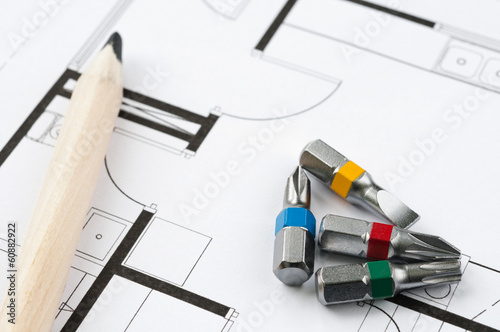 Photo: Construction Plan Tools Construction Plan Tools