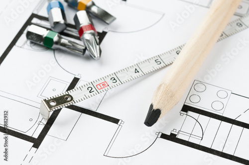 Photo: Construction Plan Tools Construction Plan Tools