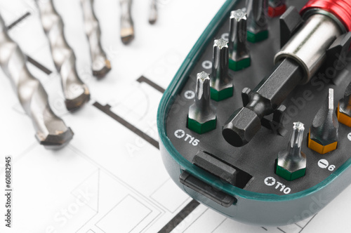 Photo: Construction Plan Tools Construction Plan Tools