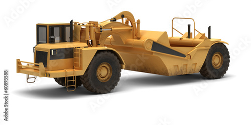 Illustration: Strassenbaumaschine Strassenbaumaschine