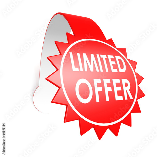 Photo: Limited offer star label Limited offer star label