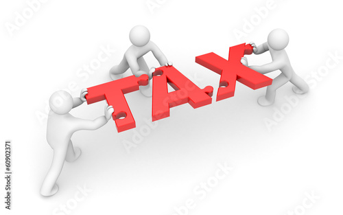 Illustration: Tax metaphor. Text as puzzles Tax metaphor. Text as puzzles