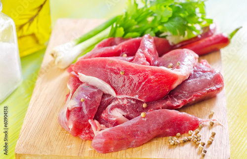 Photo: raw meat raw meat