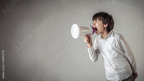 Photo: yelling kid yelling kid