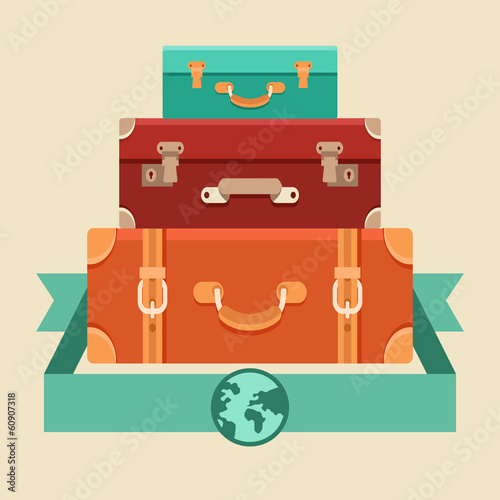 Vector: Vector travel concept in flat style Vector travel concept in flat style
