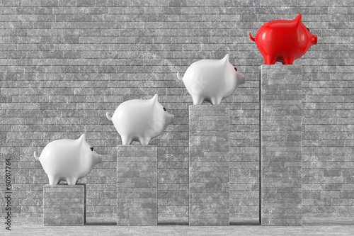 Illustration: Piggy Banks as graph Piggy Banks as graph
