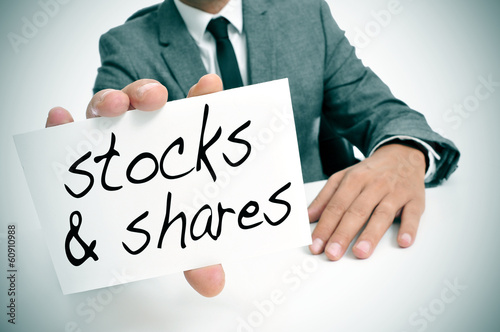 Photo: stocks and shares stocks and shares