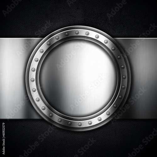 Illustration: Metal background Metal background