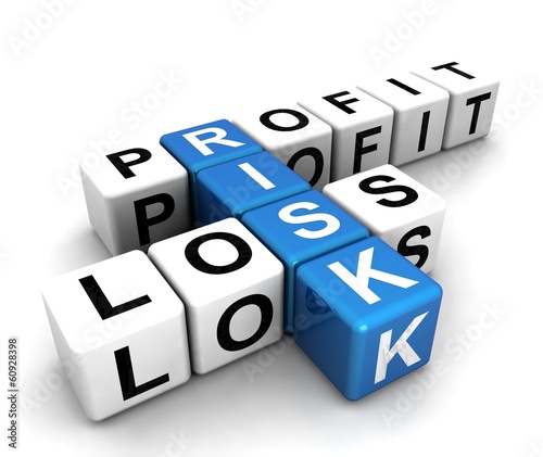 Illustration: Profit, risk, loss Profit, risk, loss