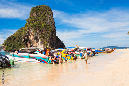 Photo: plage de Phra Nang, Krabi, Thaïlande plage de Phra Nang, Krabi, Thaïlande