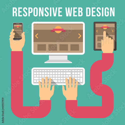 Vector: Responsive Web Design Connection Responsive Web Design Connection