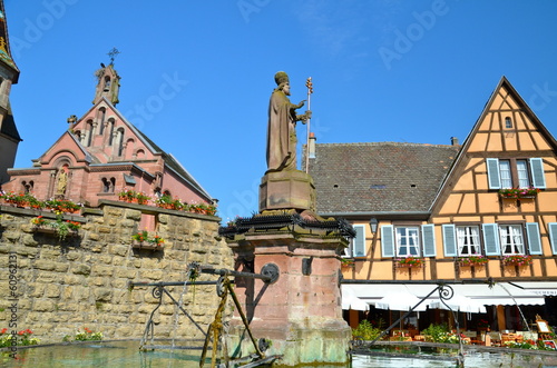 Photo: Place du Chateau, Eguisheim, Alsace, France Place du Chateau, Eguisheim, Alsace, France