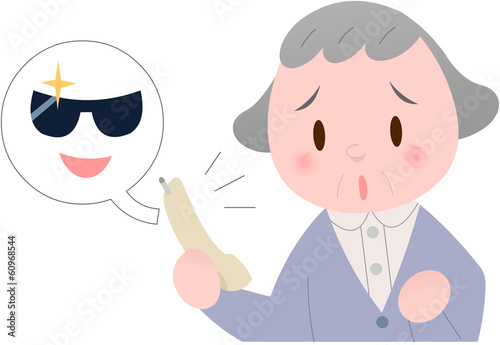 Illustration: 電話勧誘 電話勧誘