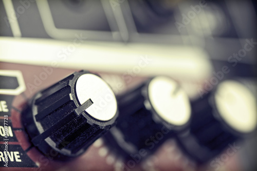 Photo: Guitar amplifier knobs Guitar amplifier knobs