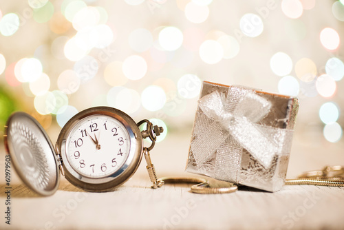 Photo: Gifts present Vintage clock Gifts present Vintage clock