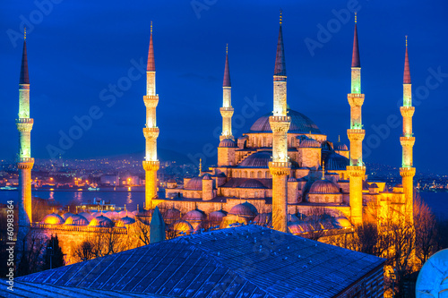 Photo: The Blue Mosque, Istanbul, Turkey. The Blue Mosque, Istanbul, Turkey.