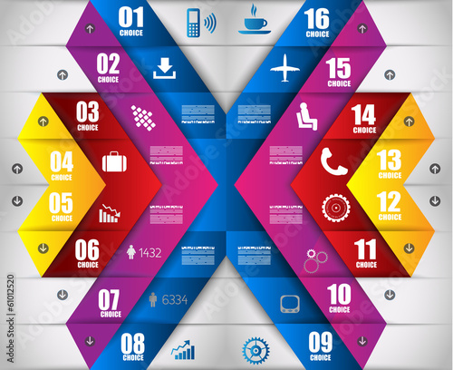 Vector: Modern Infographics template for data visualizations. Modern Infographics template for data visualizations.