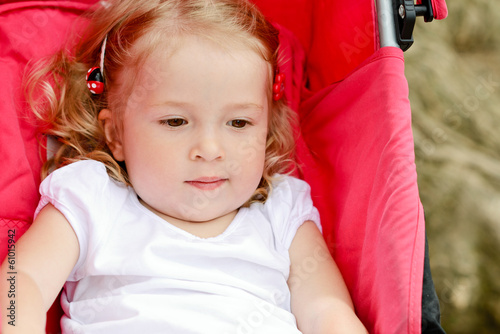 Photo: toddler in stroller toddler in stroller